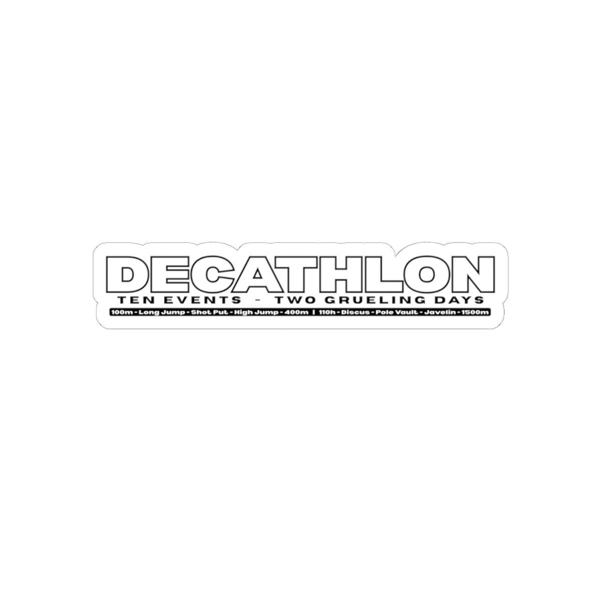 Decathlon Sticker