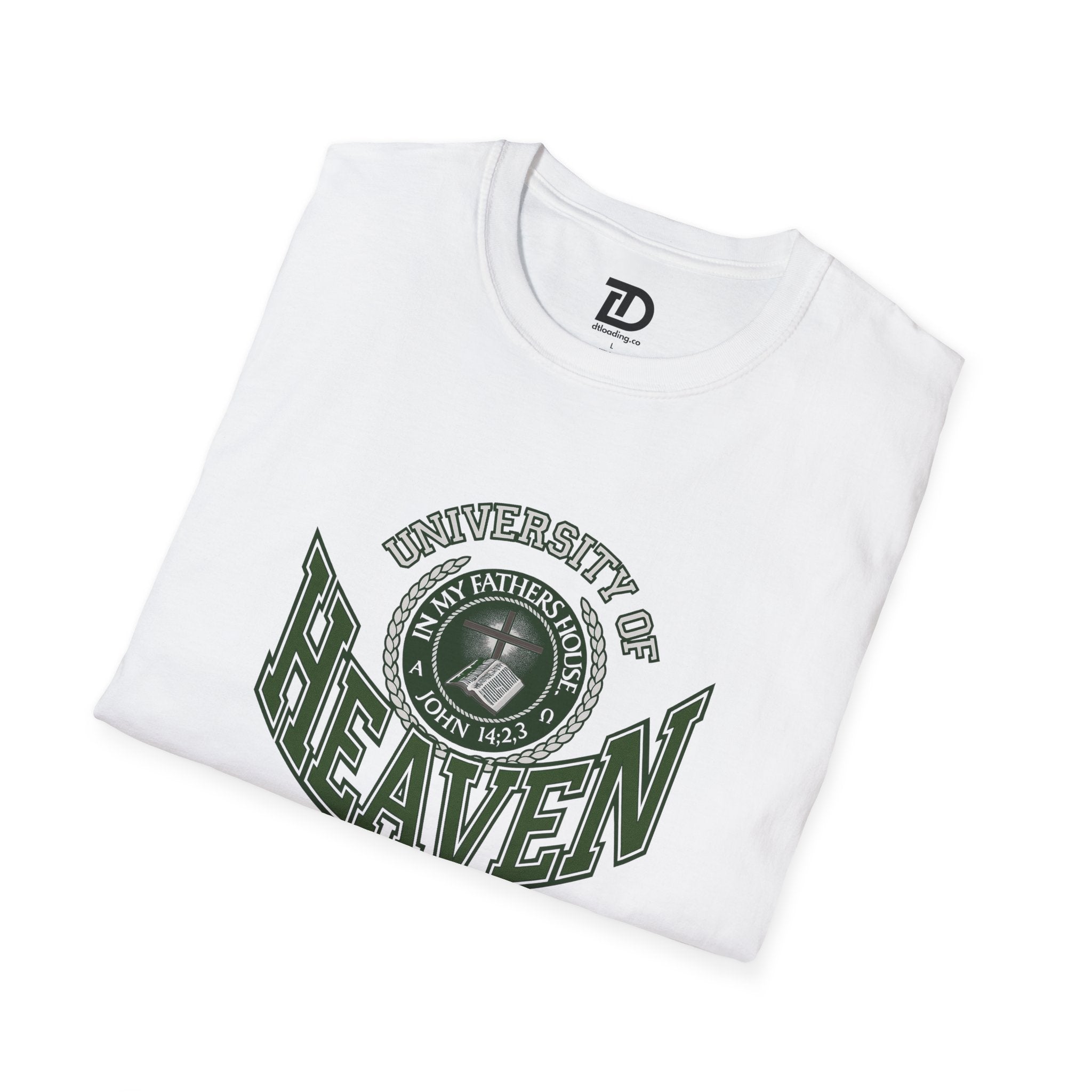 University of Heaven Unisex Softstyle T-Shirt