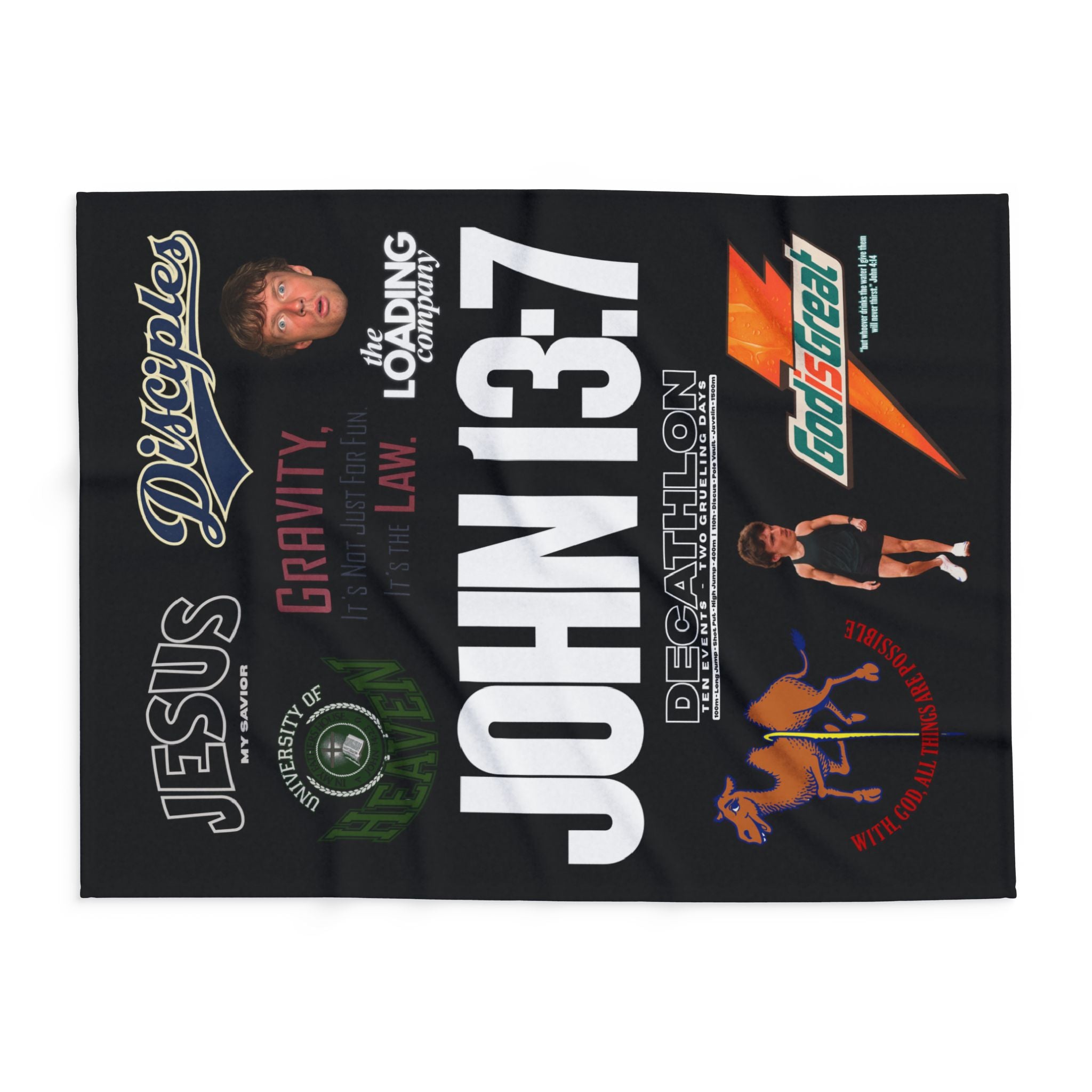 The Loading Company Collage Arctic Fleece Blanket
