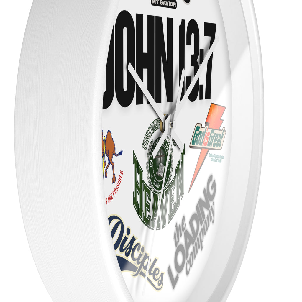 The Loading Company Collage Wall Clock