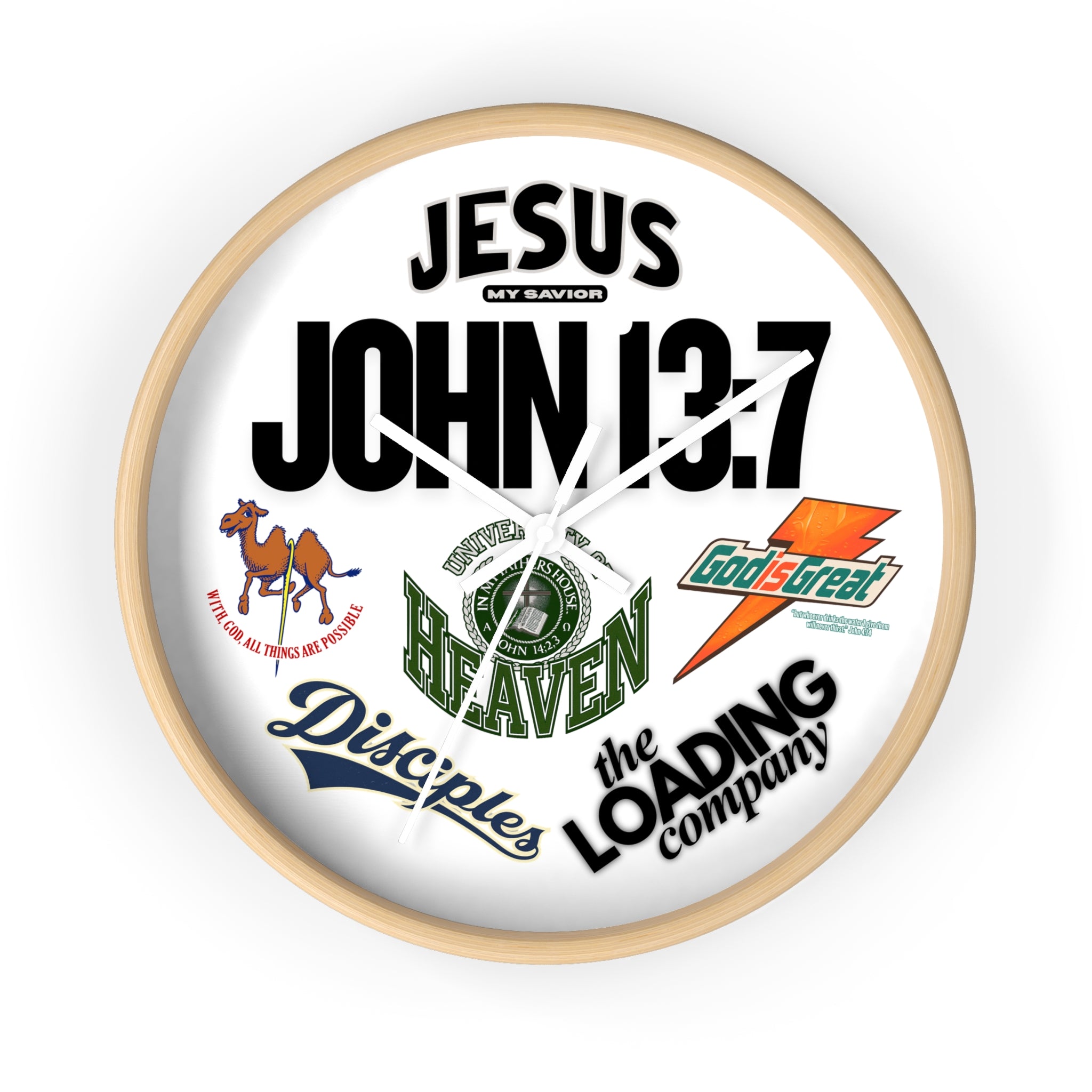 The Loading Company Collage Wall Clock