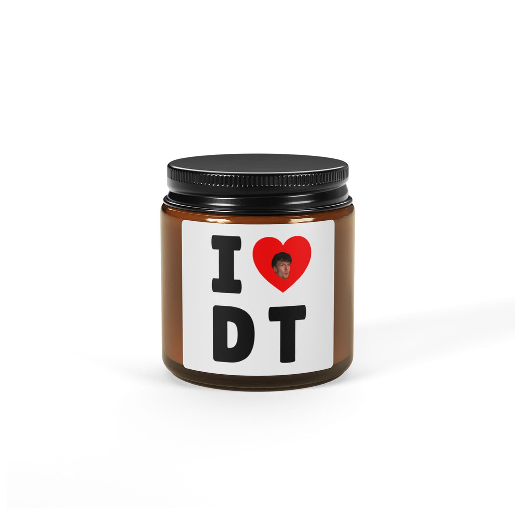 IHRTDT Scented Soy Candle (Multi-Size, Amber Jar)