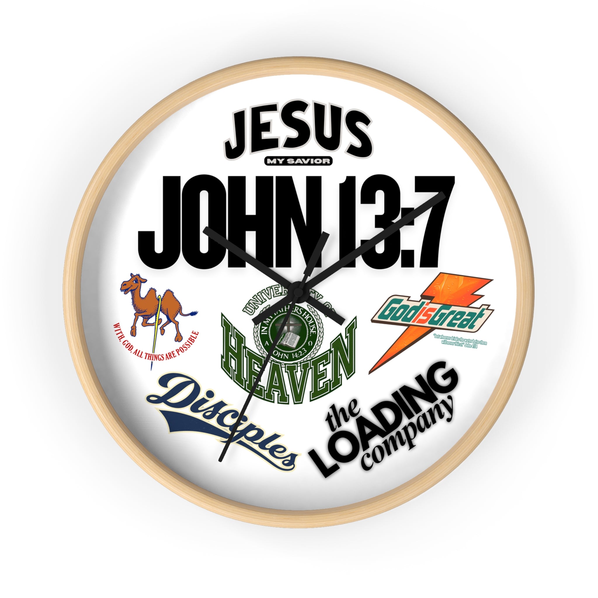 The Loading Company Collage Wall Clock