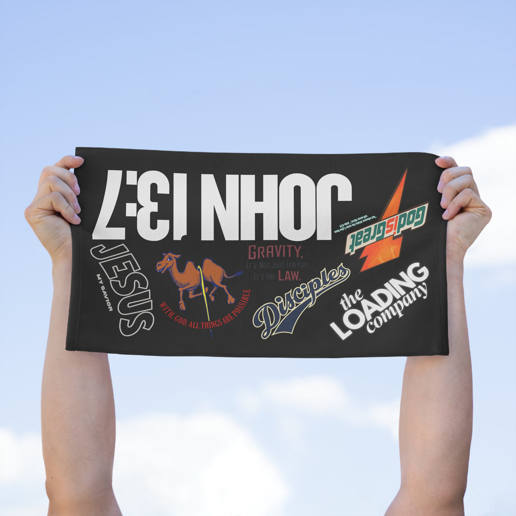 The Loading Company Collage Rally Towel, 11x18