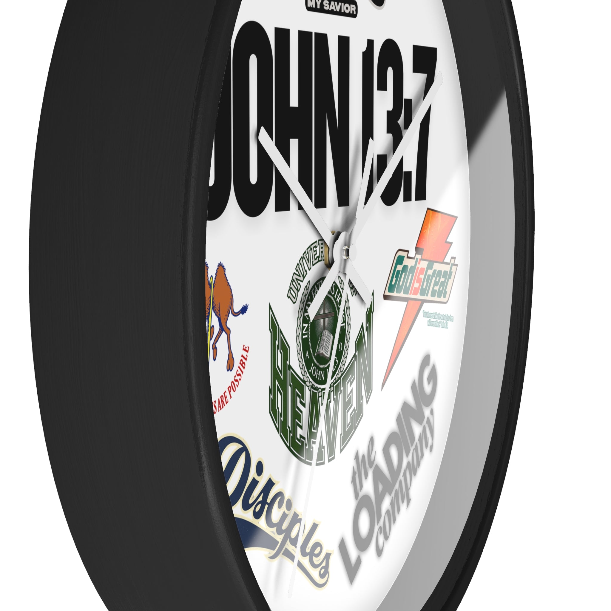 The Loading Company Collage Wall Clock