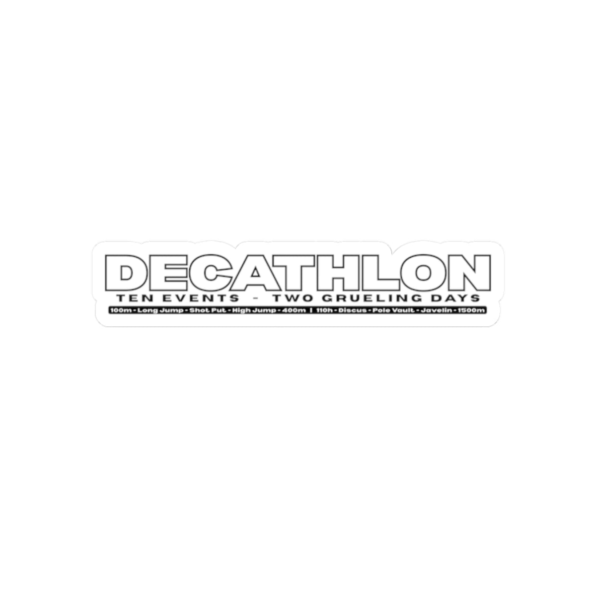 Decathlon Sticker