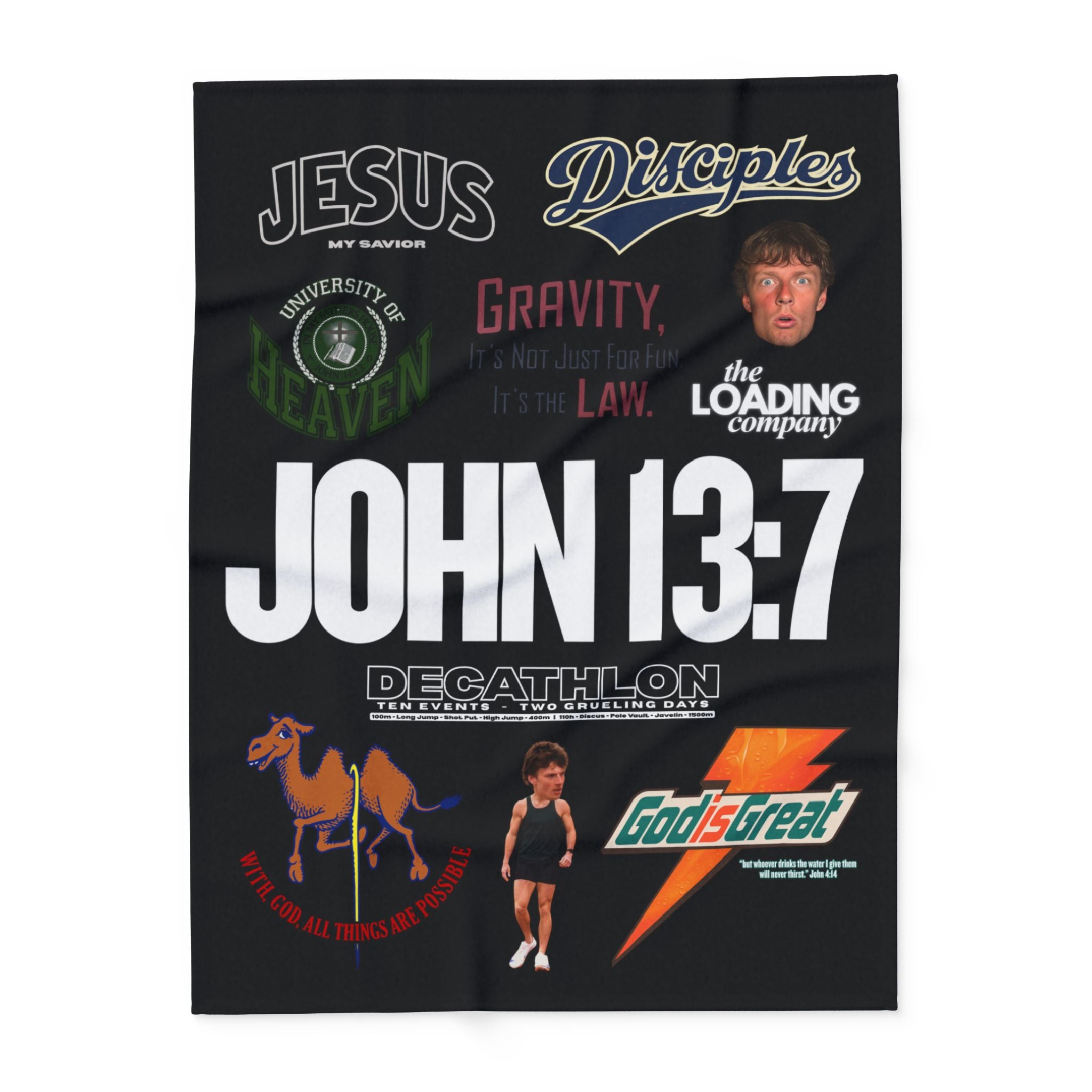 The Loading Company Collage Arctic Fleece Blanket