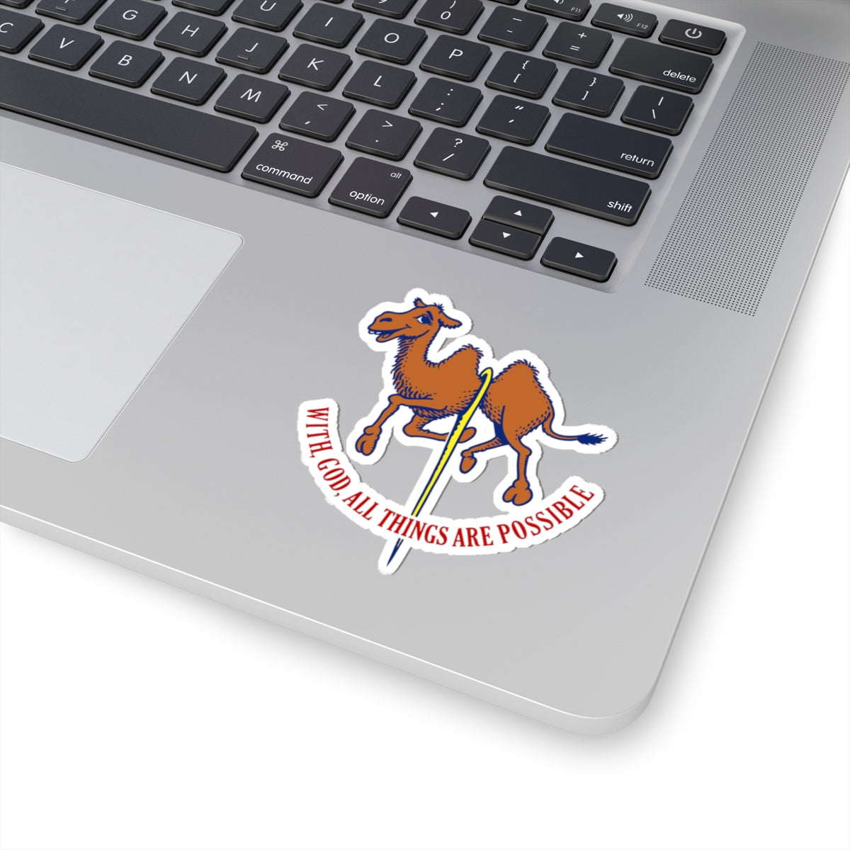 With God All Things Are Possible Sticker