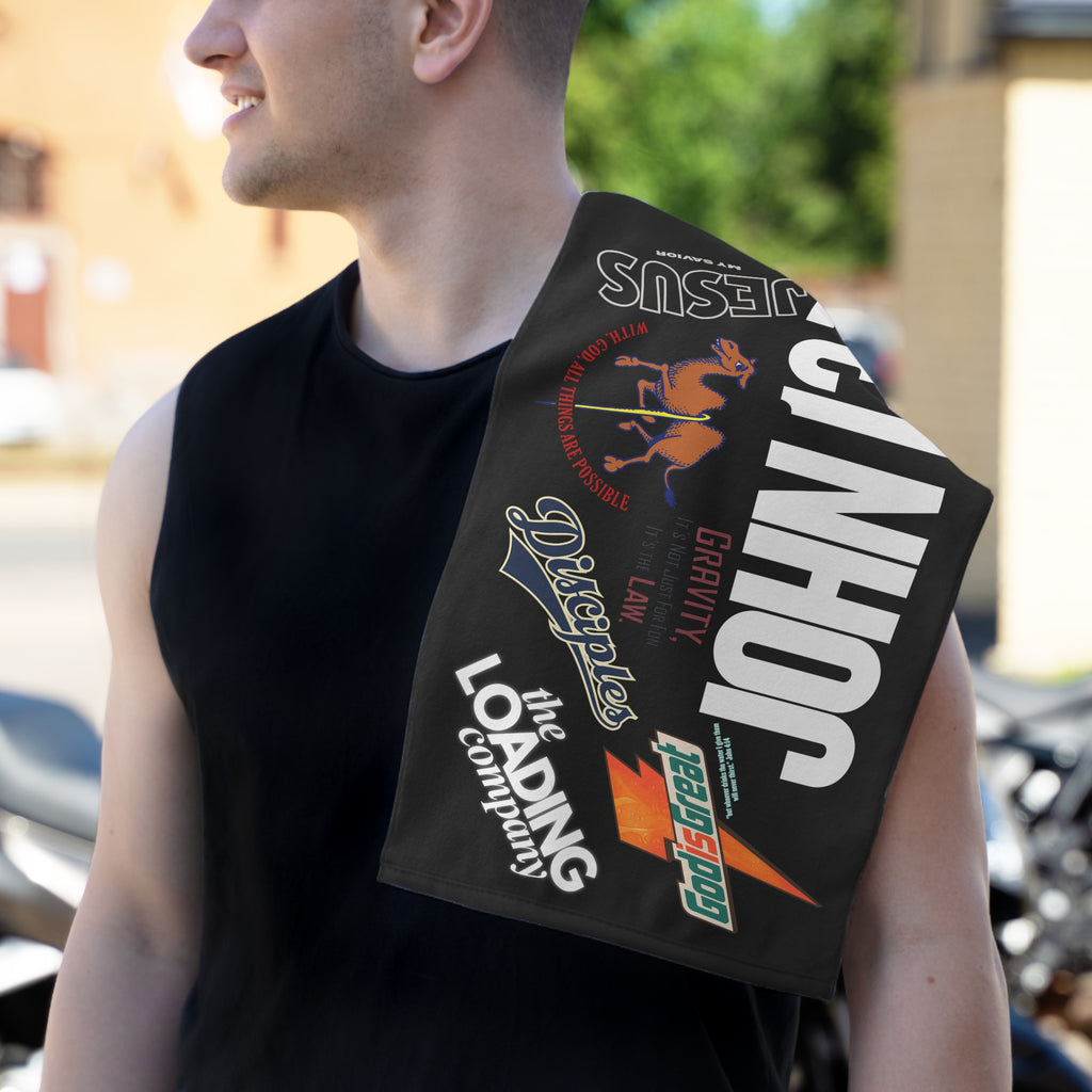 The Loading Company Collage Rally Towel, 11x18