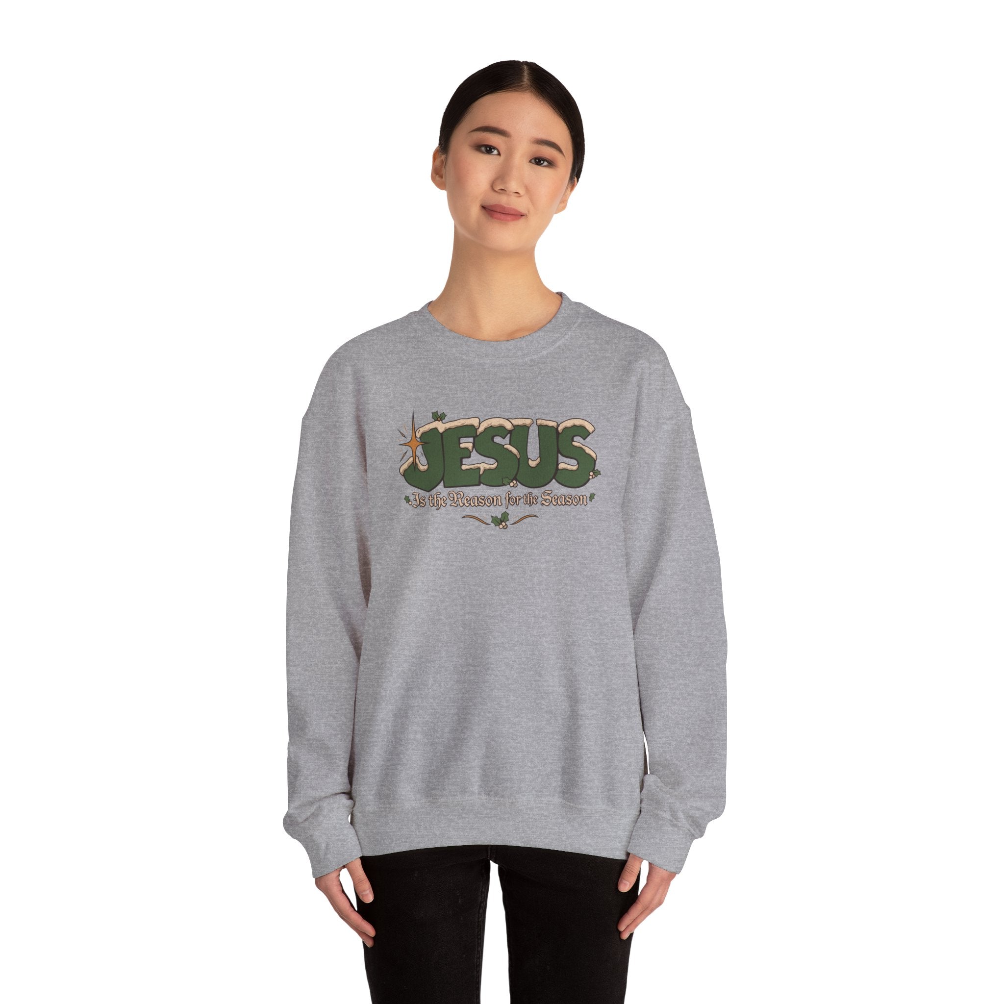 Jesus Christmas Unisex Heavy Blend™ Crewneck Sweatshirt