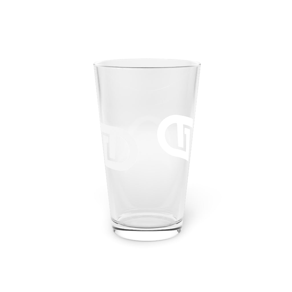 DTL Logo Pint Glass, 16oz