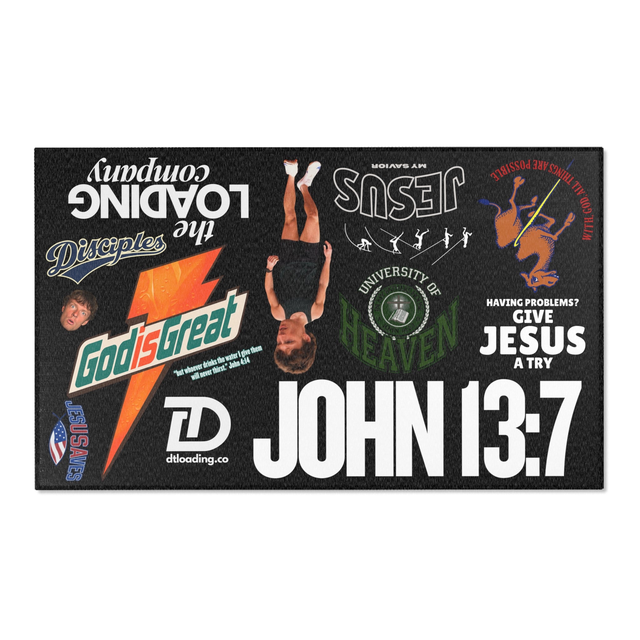 The Loading Company Collage Area Rug