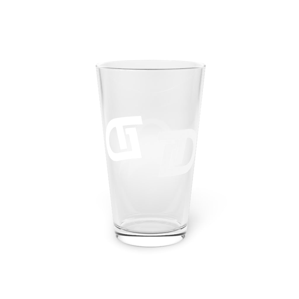 DTL Logo Pint Glass, 16oz