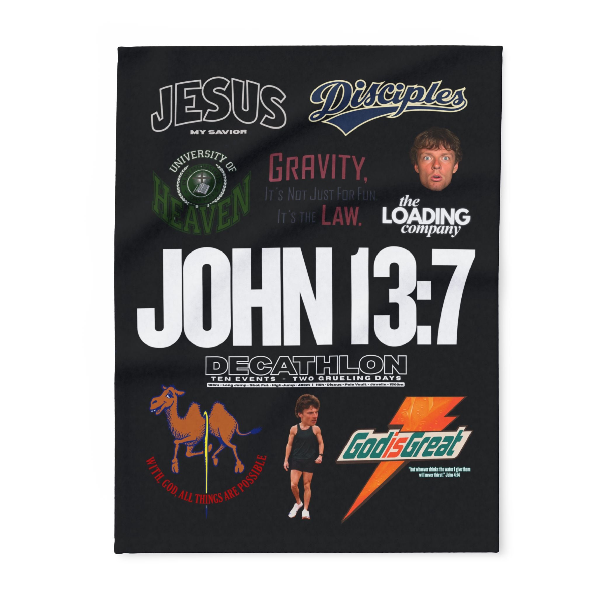 The Loading Company Collage Arctic Fleece Blanket