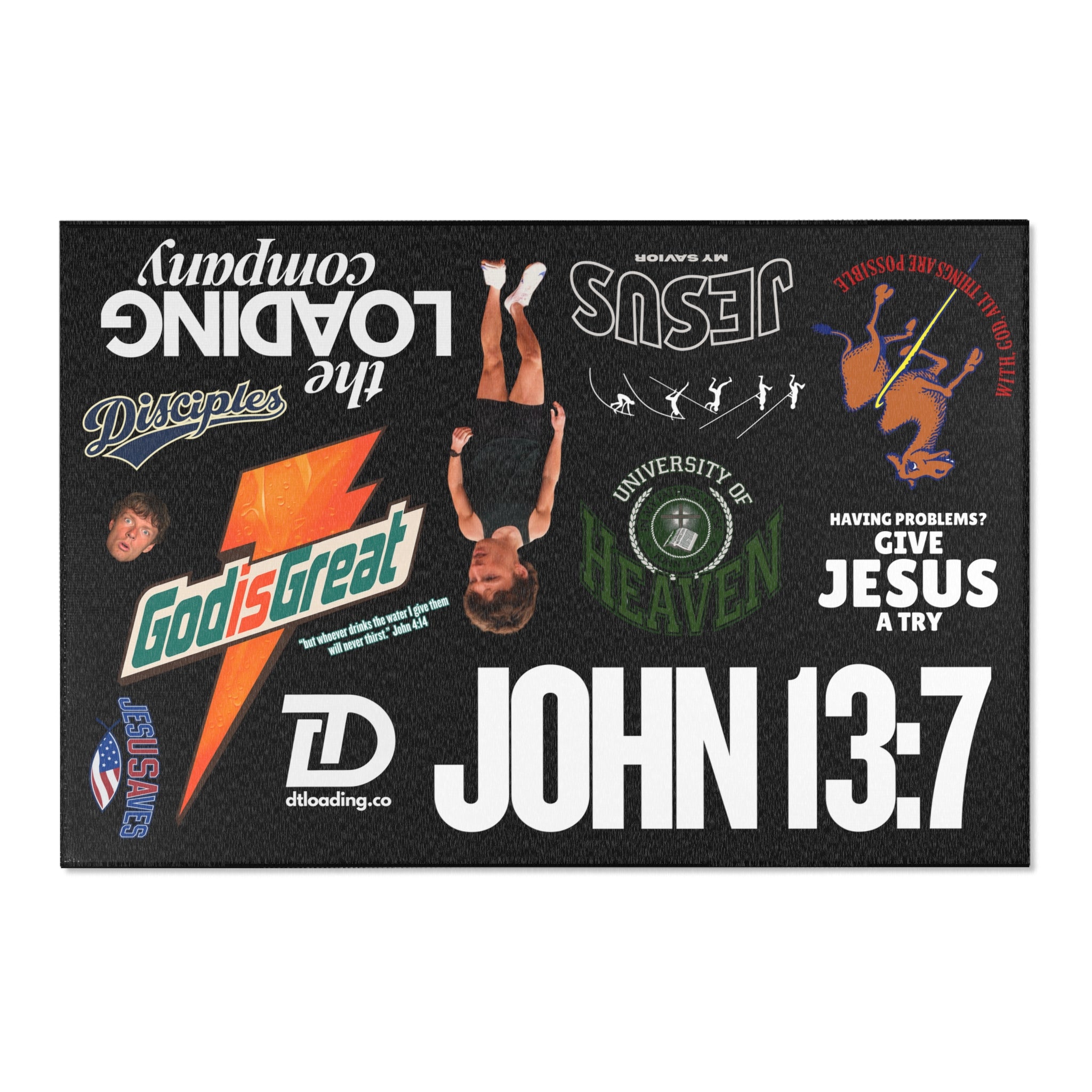 The Loading Company Collage Area Rug