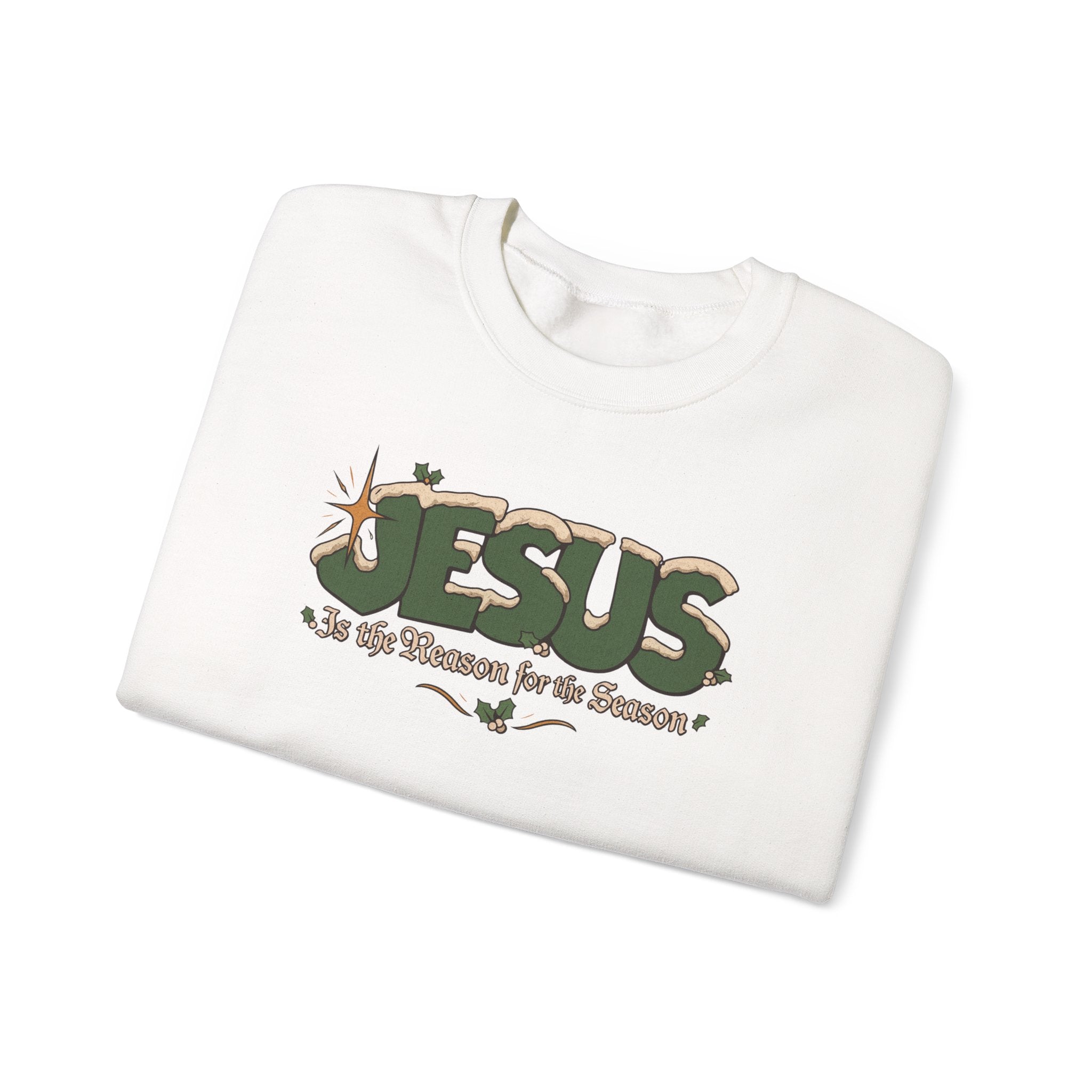Jesus Christmas Unisex Heavy Blend™ Crewneck Sweatshirt