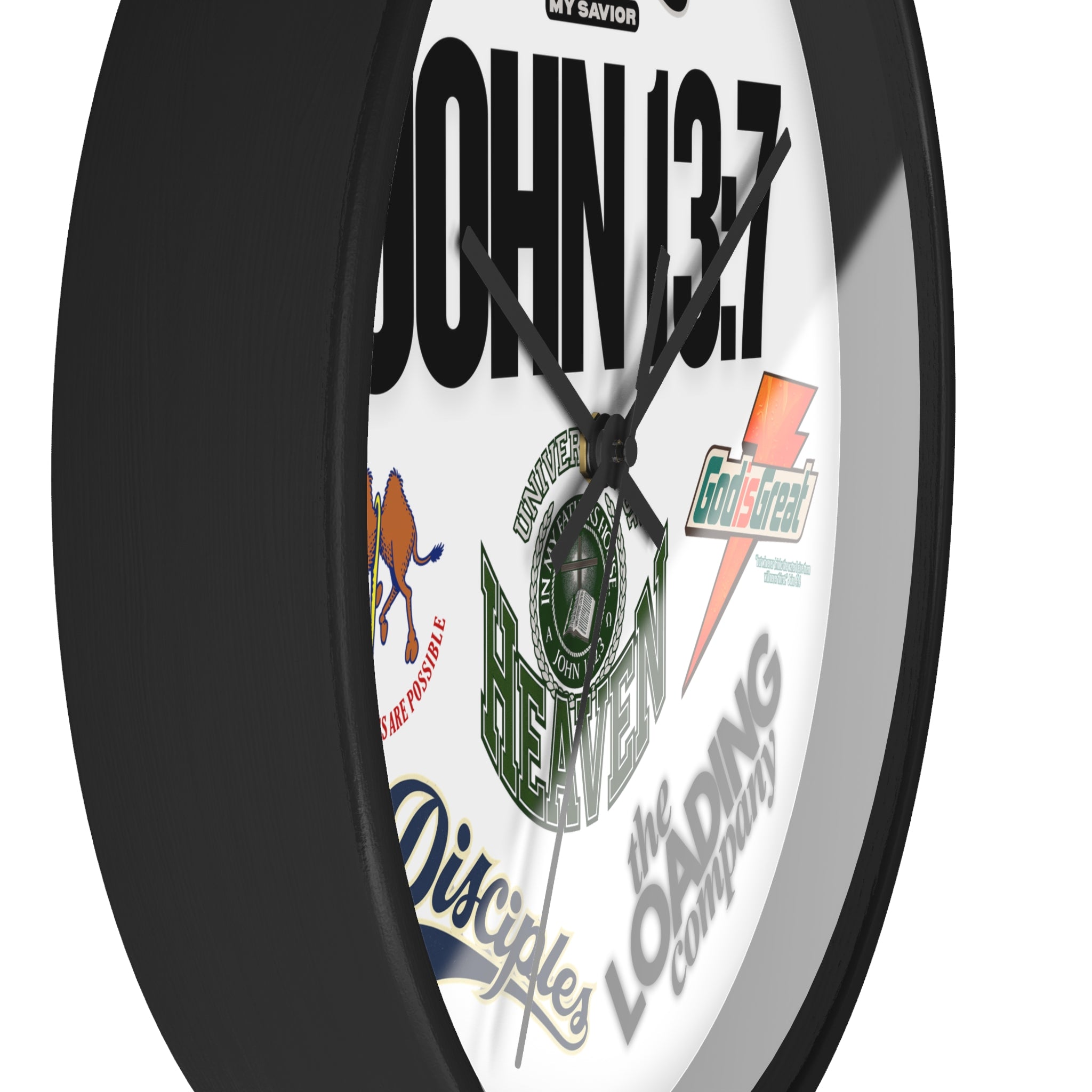 The Loading Company Collage Wall Clock