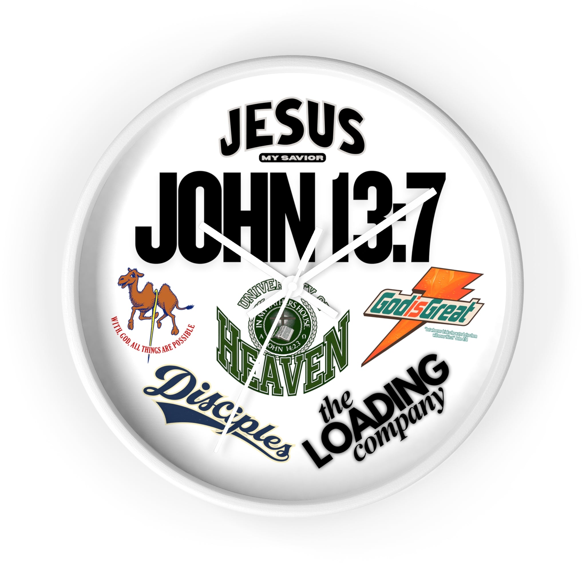 The Loading Company Collage Wall Clock