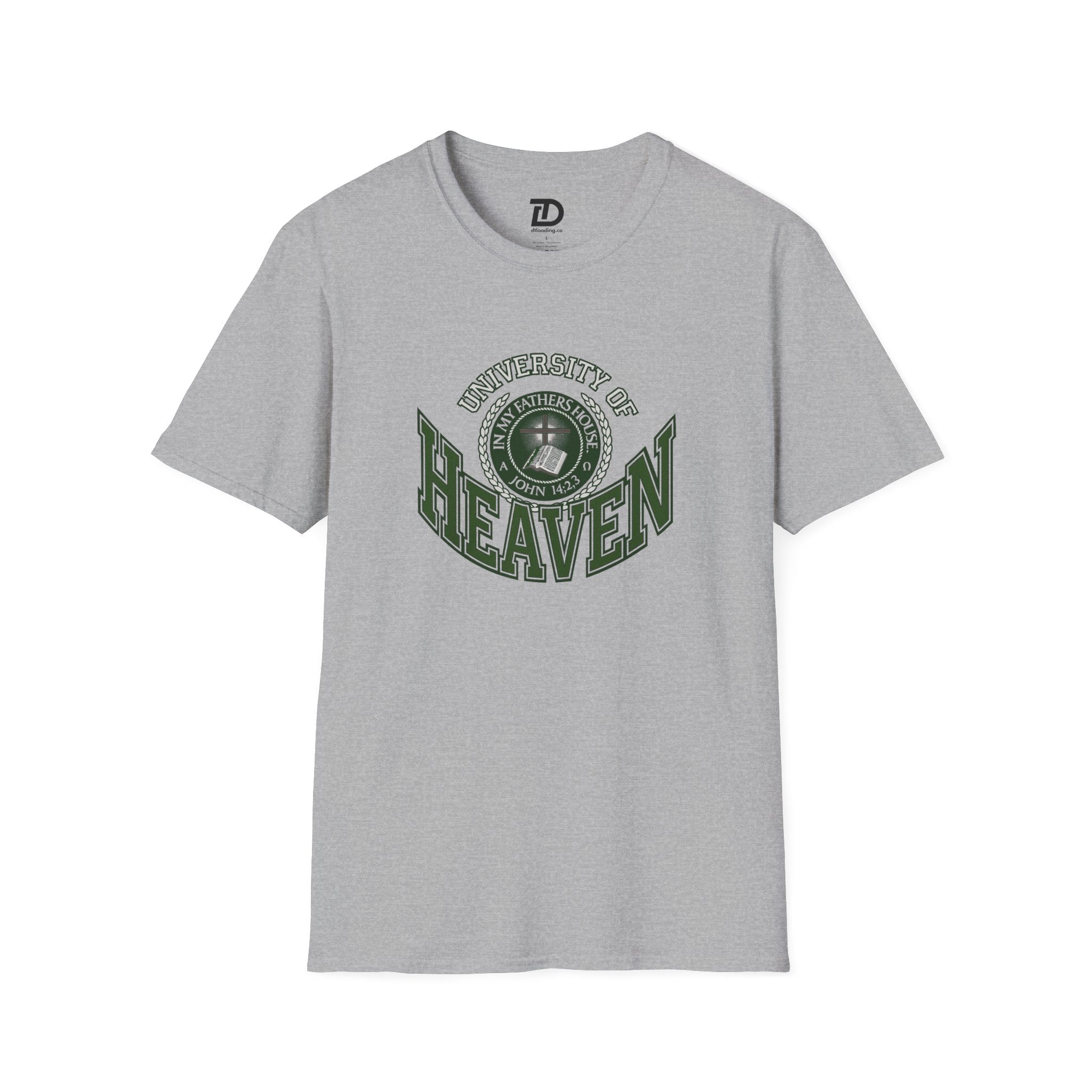 University of Heaven Unisex Softstyle T-Shirt