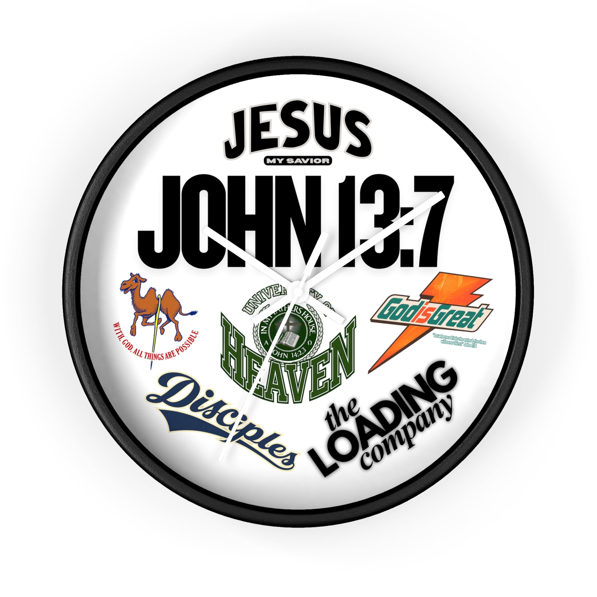 The Loading Company Collage Wall Clock