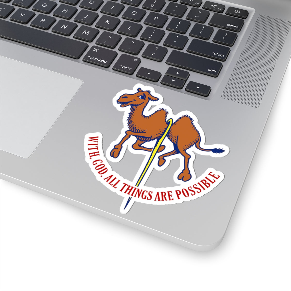 With God All Things Are Possible Sticker