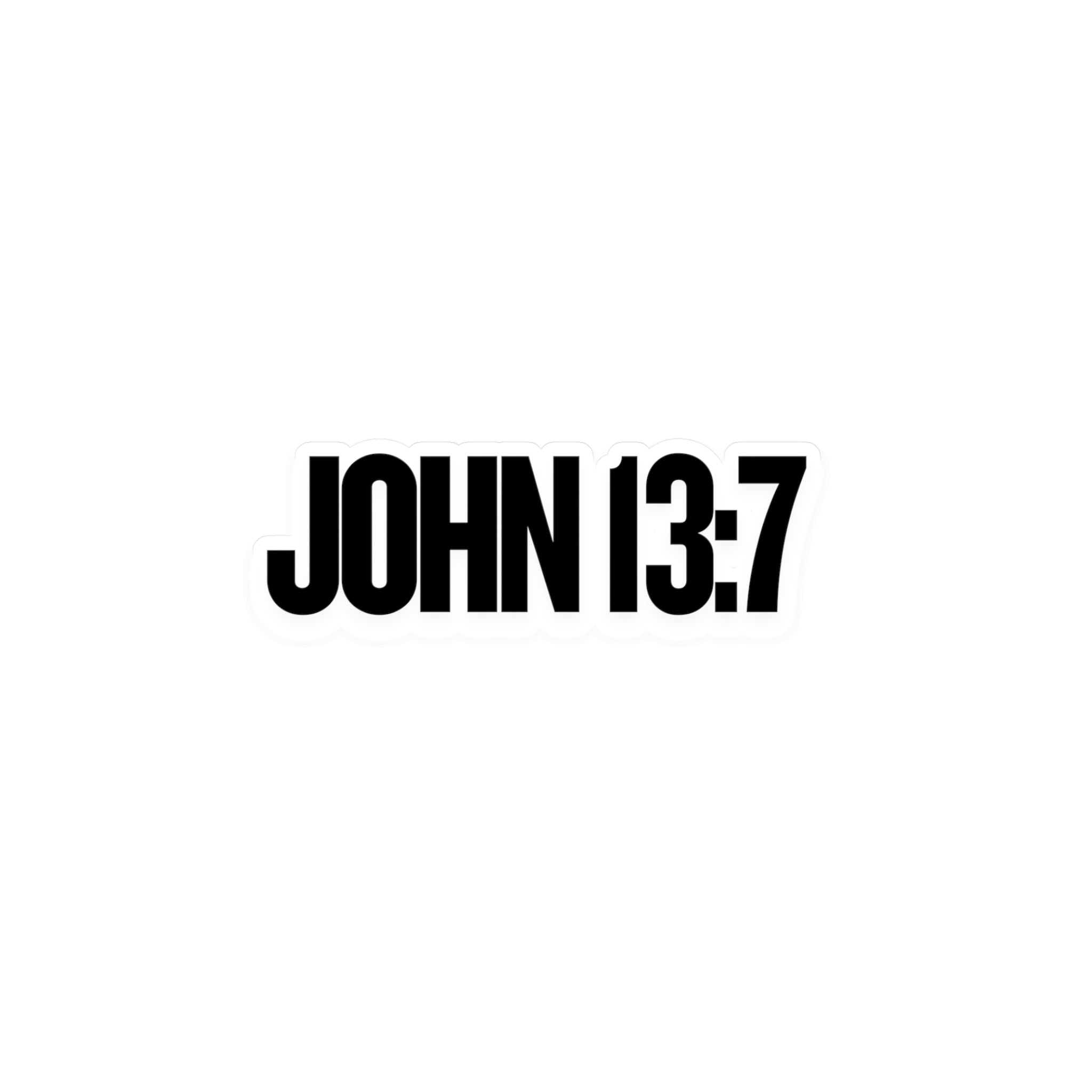 John 13:7 Vinyl Decals