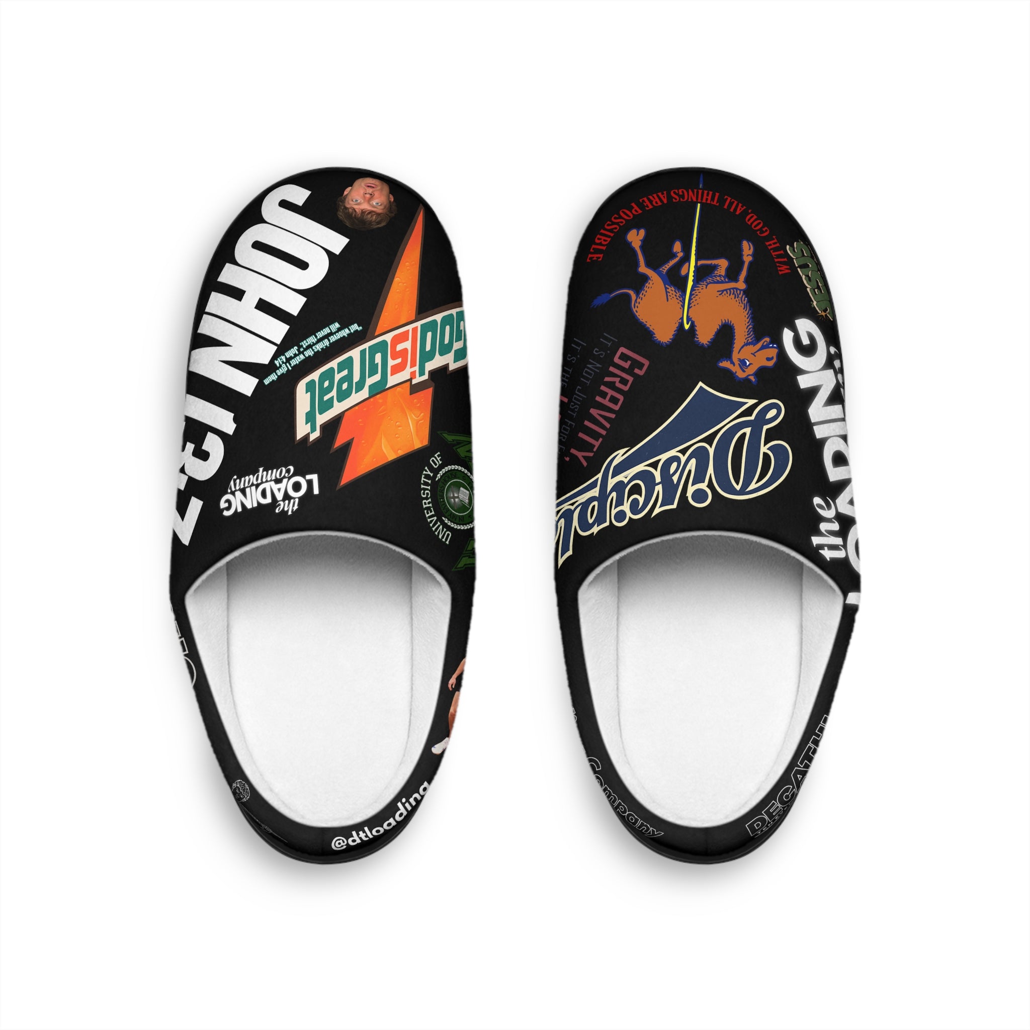 The Loading Company Collage Men's Indoor Slippers