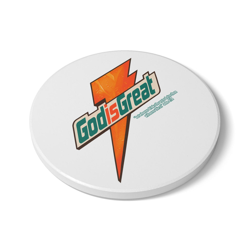God is Great Ceramic Coaster