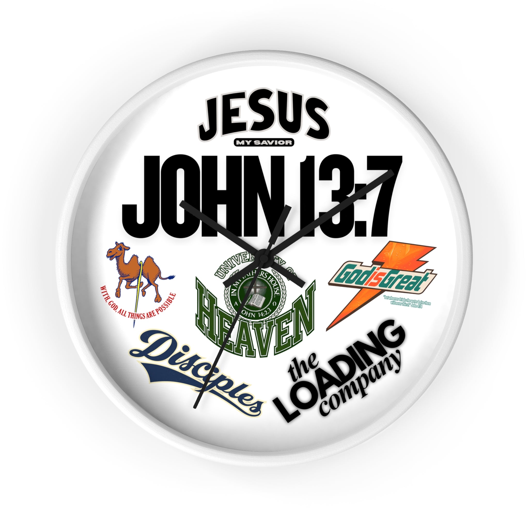 The Loading Company Collage Wall Clock