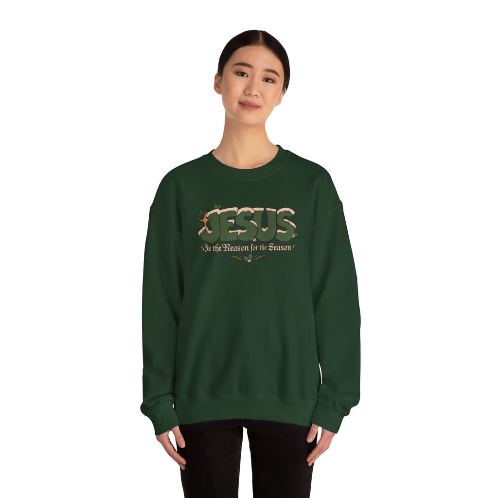 Jesus Christmas Unisex Heavy Blend™ Crewneck Sweatshirt