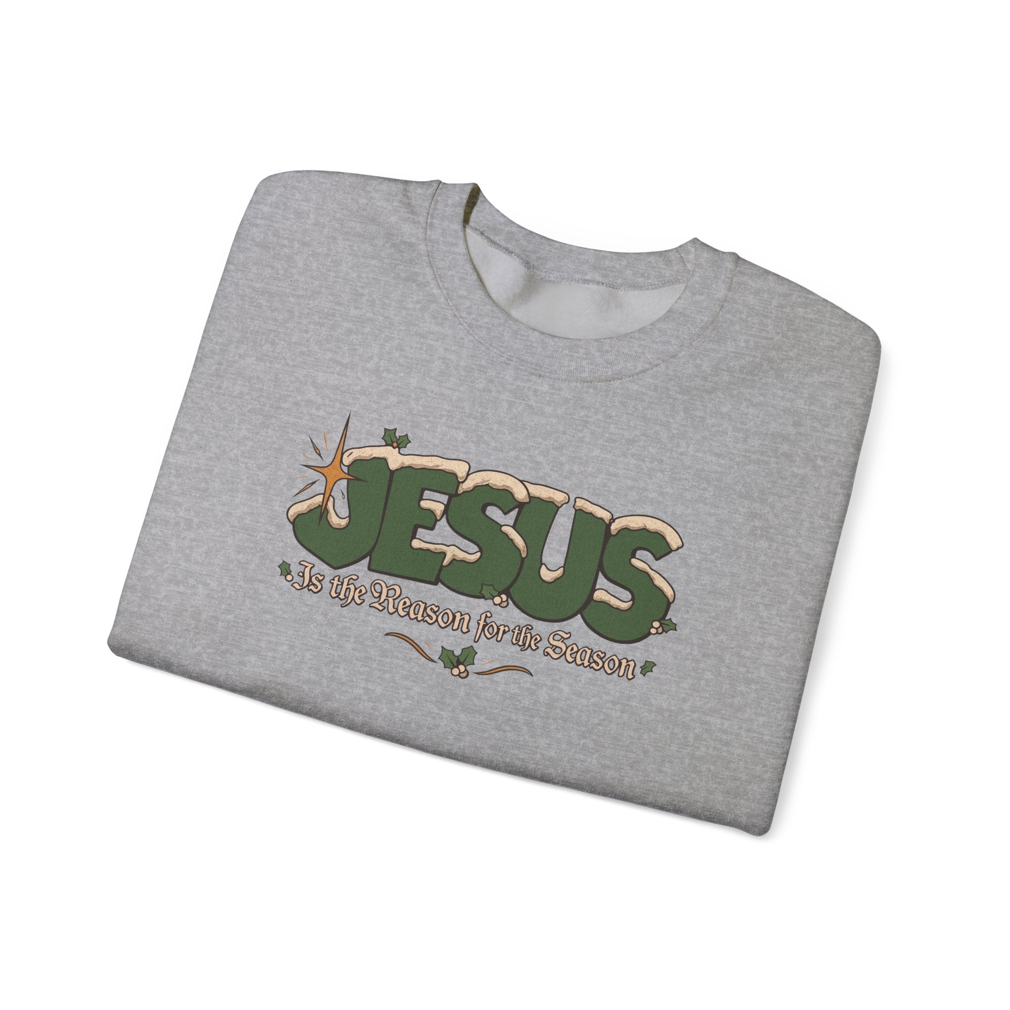 Jesus Christmas Unisex Heavy Blend™ Crewneck Sweatshirt