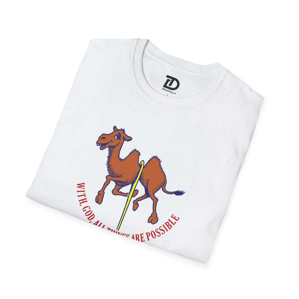 With God All Things Are Possible Unisex Softstyle T-Shirt