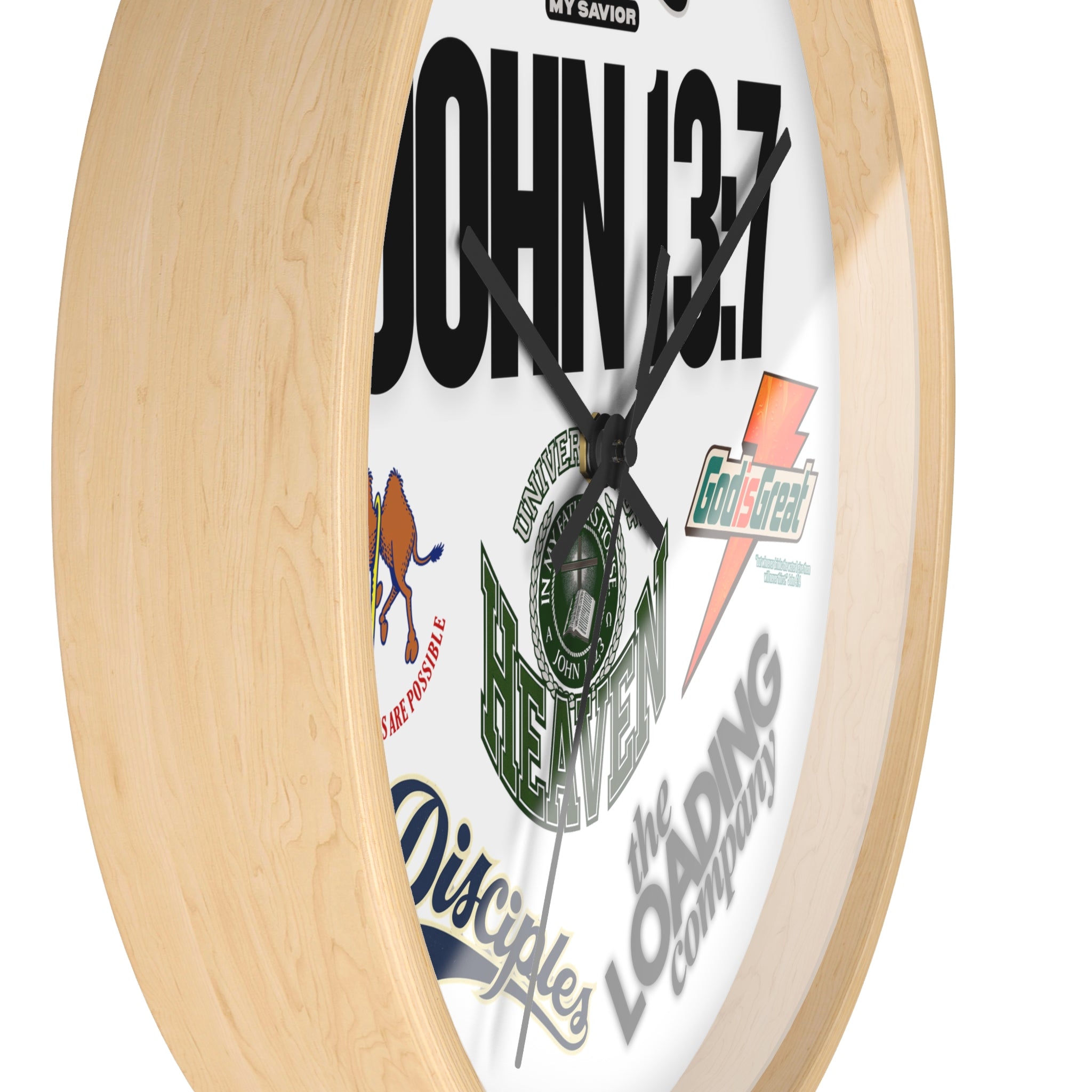 The Loading Company Collage Wall Clock