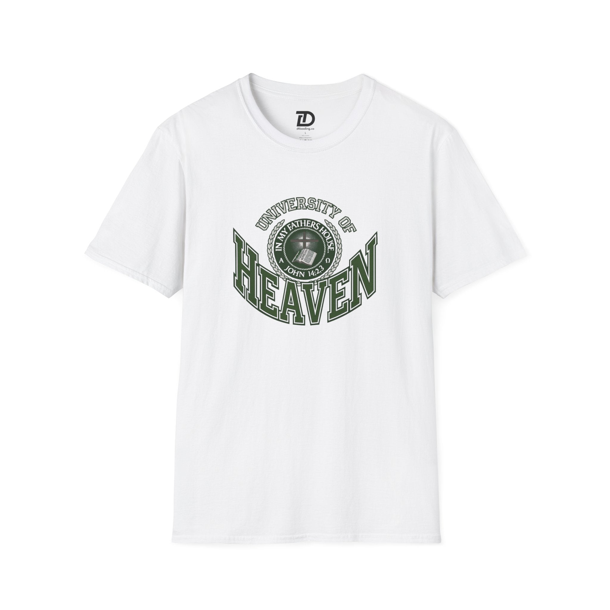 University of Heaven Unisex Softstyle T-Shirt
