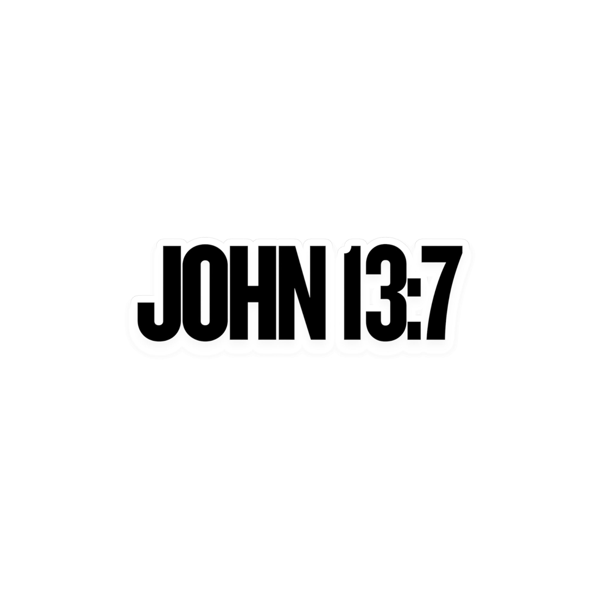John 13:7 Vinyl Decals