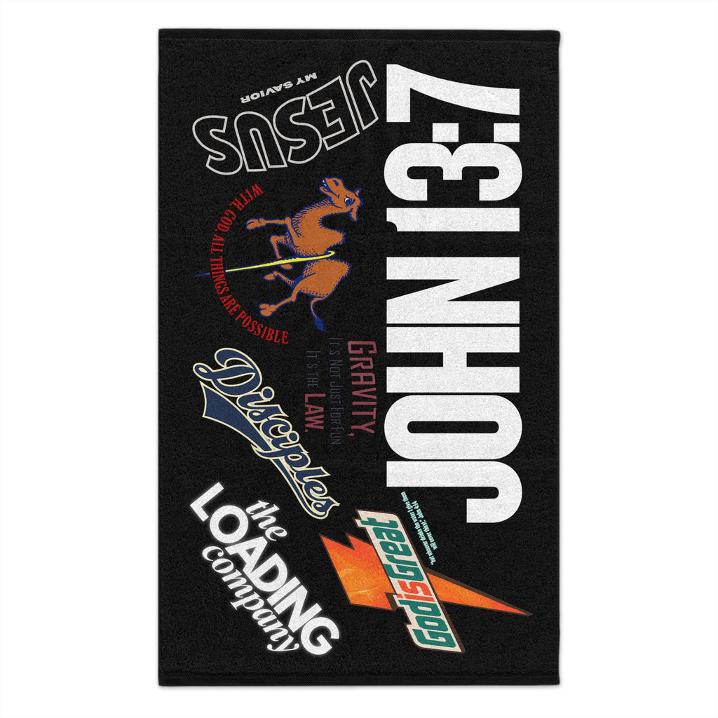 The Loading Company Collage Rally Towel, 11x18