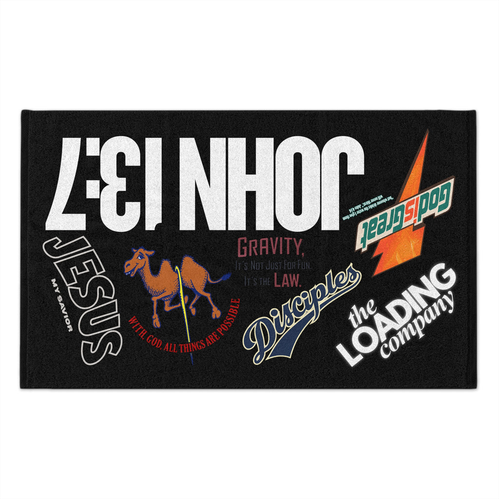 The Loading Company Collage Rally Towel, 11x18