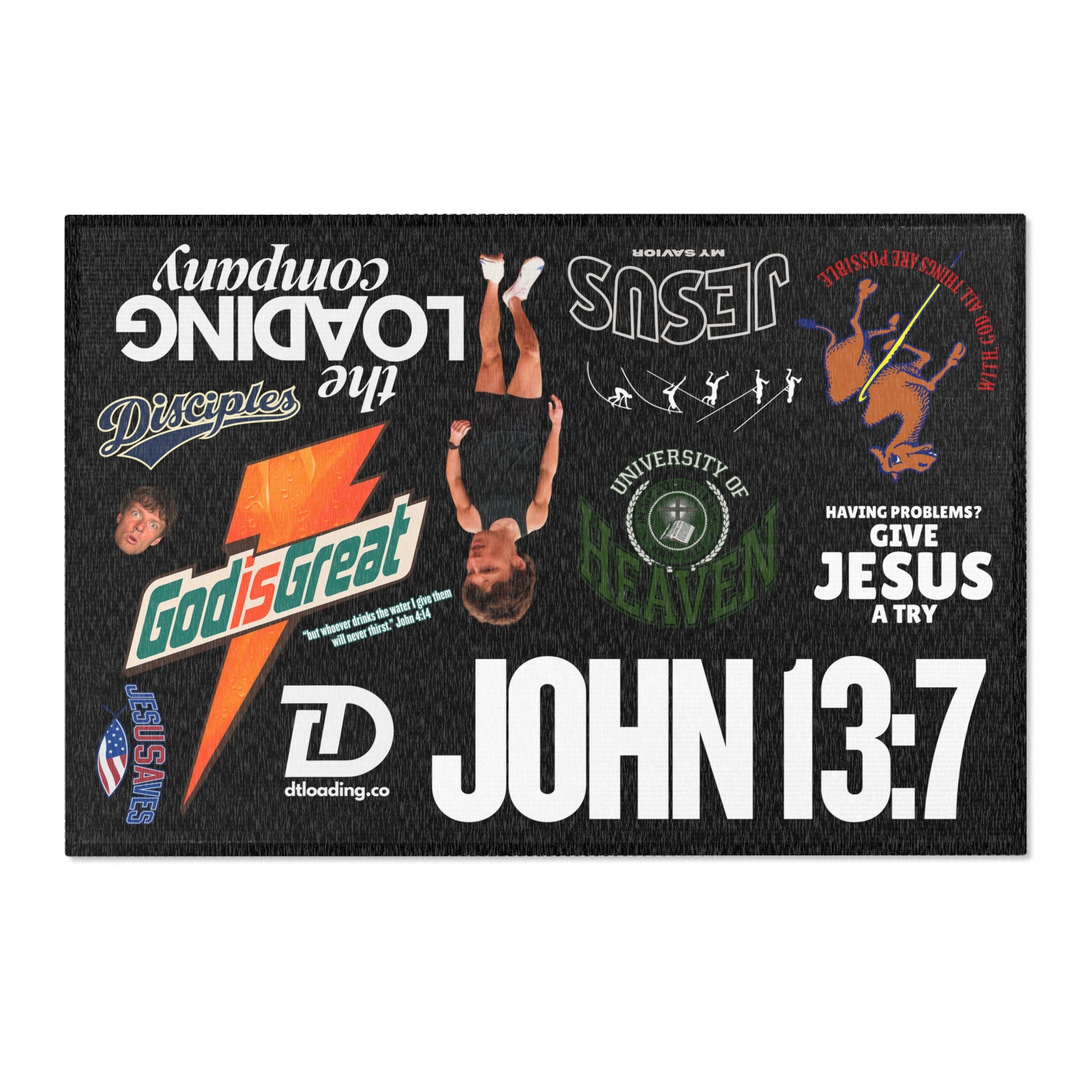 The Loading Company Collage Area Rug