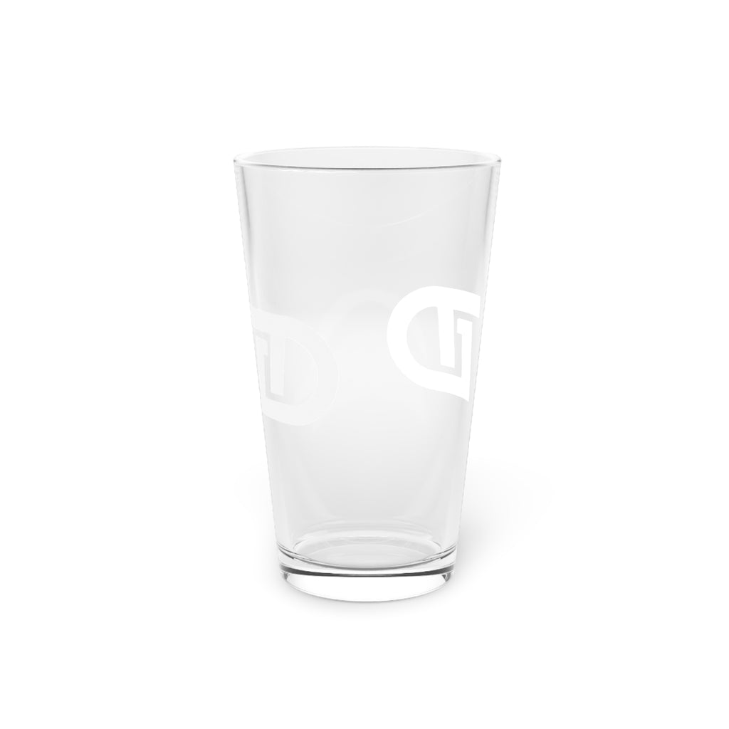 DTL Logo Pint Glass, 16oz
